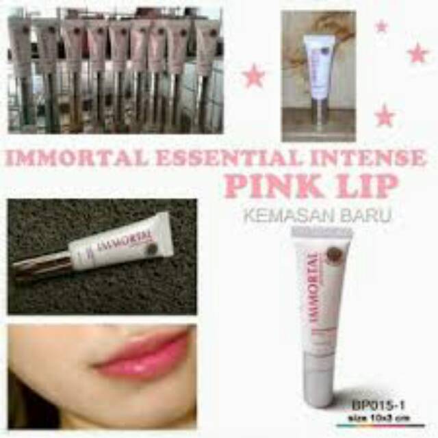 IMMORTAL ESSENTIAL ENTENSE LIP/ PEMERAH BIBIR ALAMI BPOM