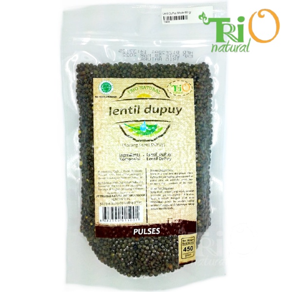 

Trio Natural Lentil DuPuy Whole 450 gram