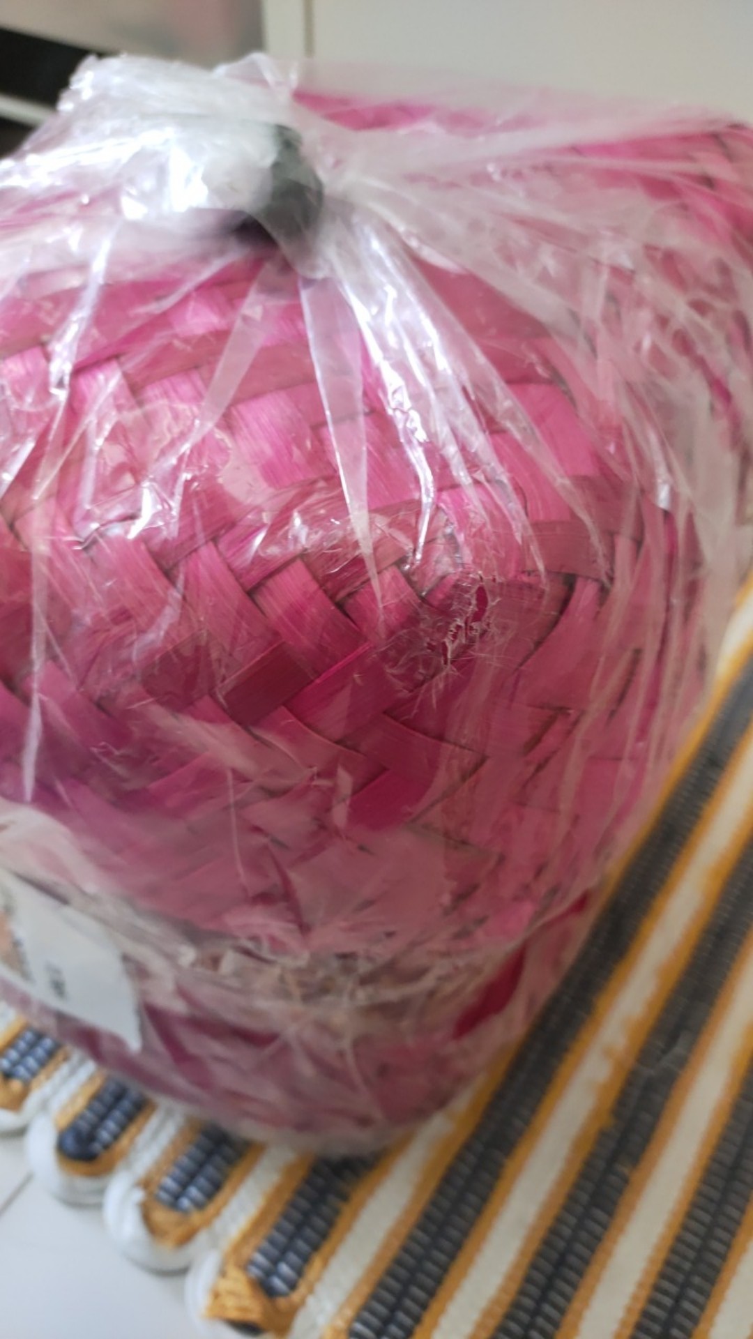 Besek Bambu Warna 18x18