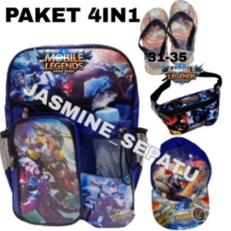 COD Tas Ransel Sekolah Anak laki laki Karakter FF dan Super Hero Murah