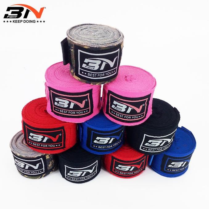 Handwrap BN MuayThai Murah 3M, Hand wrap Boxing BN, Boxing Wrap BN, Muay Thai Wrap BN Original (KODE