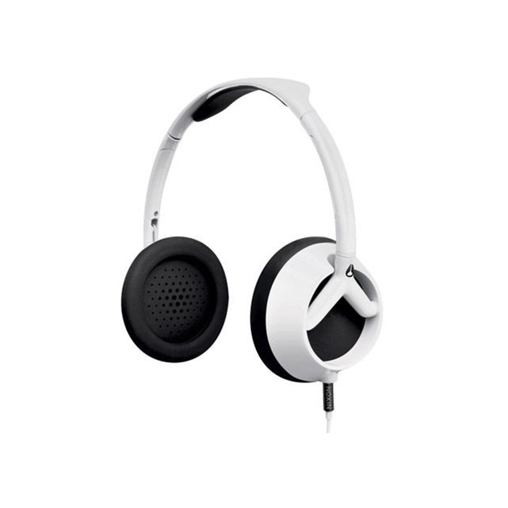 HEADSEAT HEADPHONE NIXON | TROOPER HEADPHONES WHITE BLACK