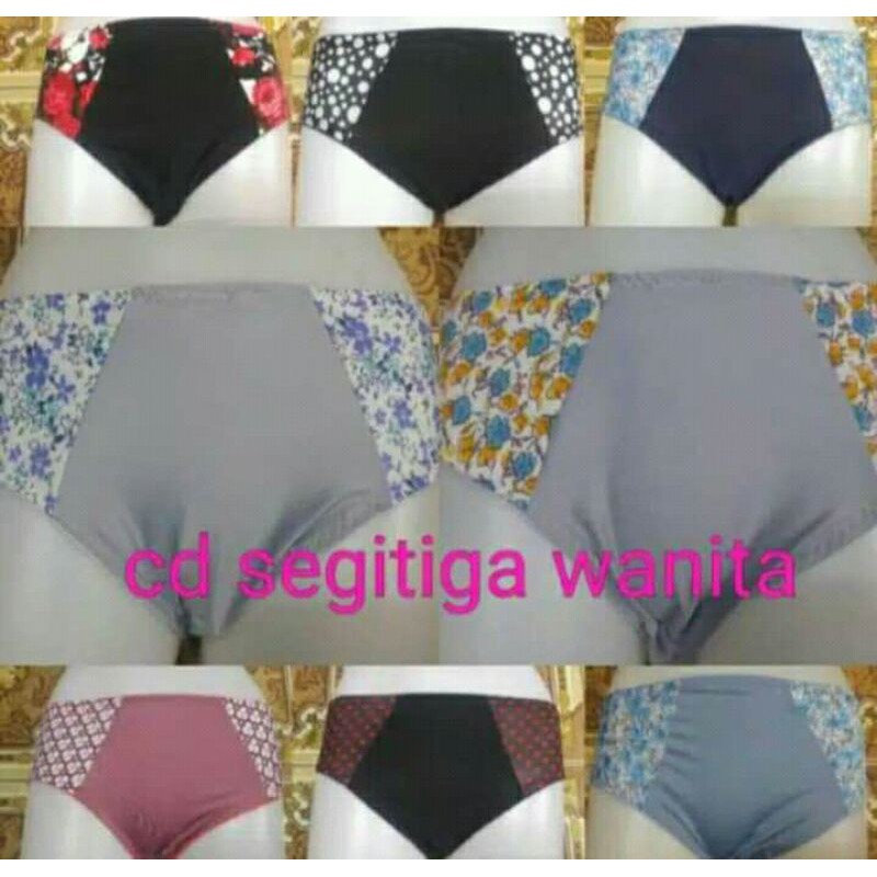 CD SEGITIGA WANITA BAHAN SPANDEK JERSEY