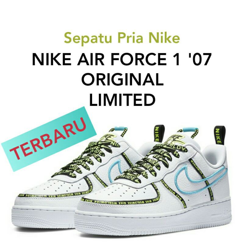 Sepatu Nike Air Force 1 07 Limeted Edition/Sepatu Nike Pria Original Nike Air Force
