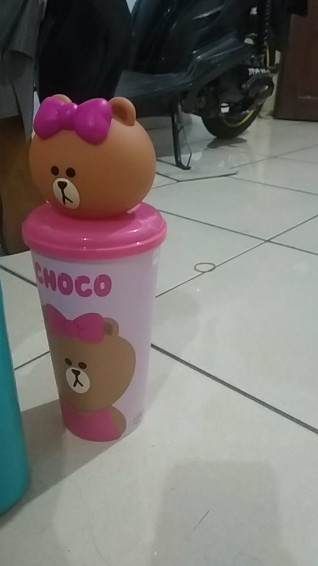 Ready Stok - Tumbler Line - Tumblr Line Cinemax  - Paket Sedotan  - Tumbler Line Cony Brown