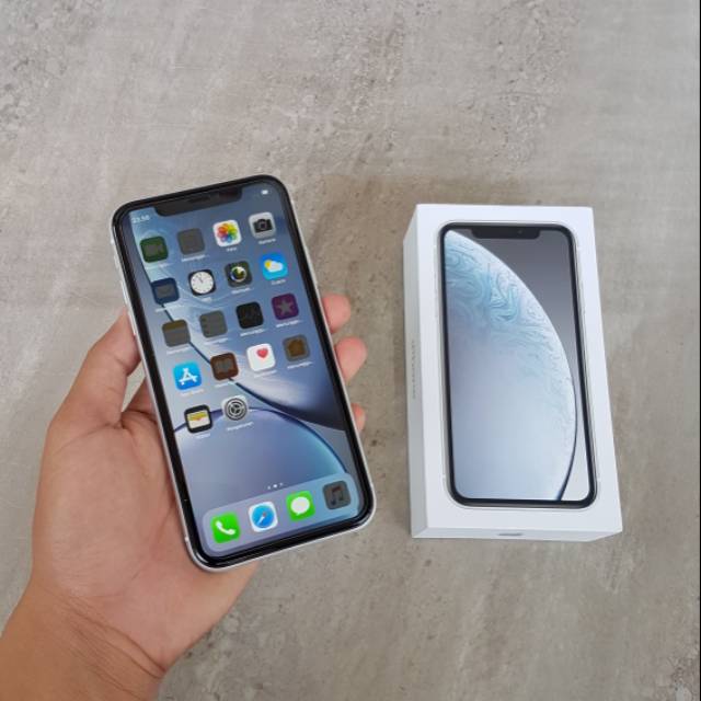 iPhone Xr White 128Gb Garansi Resmi iBox | Shopee Indonesia