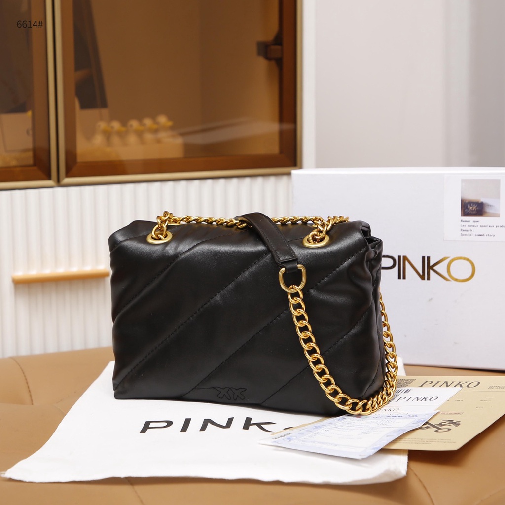 PINKO Love Bird Quilted Shoulder Bag #6614