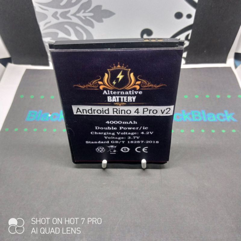 Batrai Android china Rino 4 pro Batre modif konektor pingir Baterai Battery