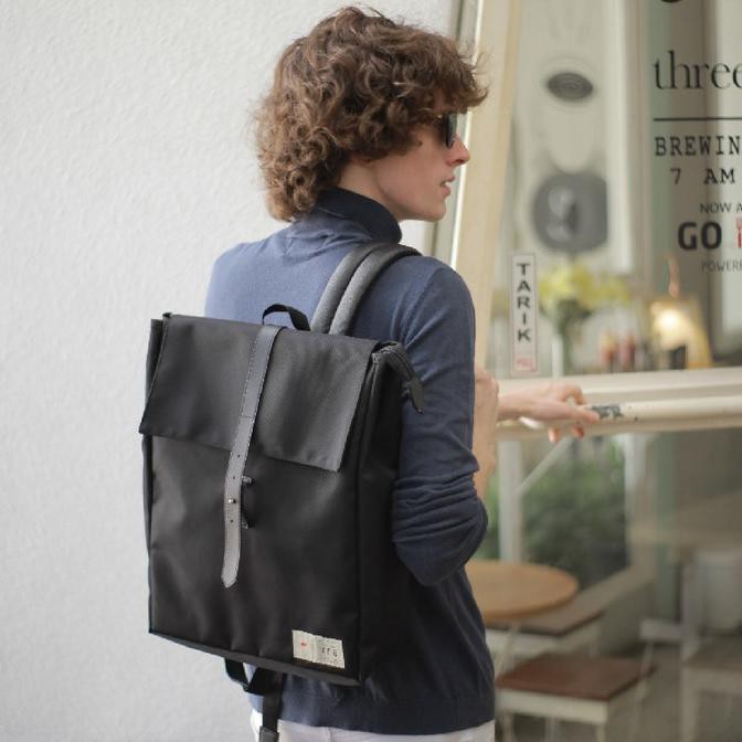 -SIAP KIRIM- TFG TAS RANSEL BACKPACK TOWNY 410 BLACK