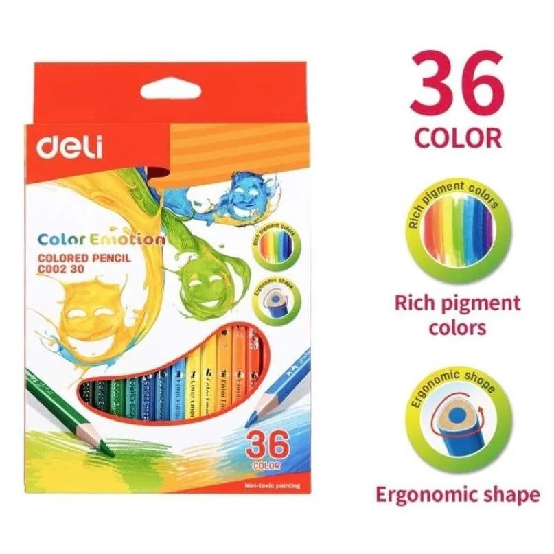 

Deli Color Emotion Watercolor Pencil C007 30