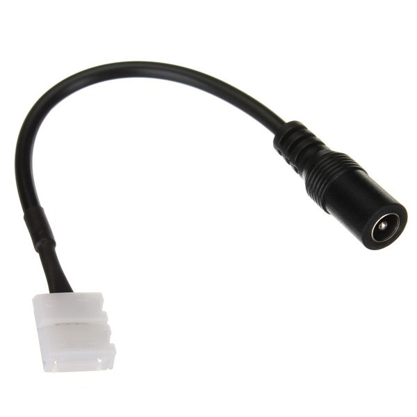 8mm 2pin cable DC Female Connector Adapter For SMD 3528 LED Strip