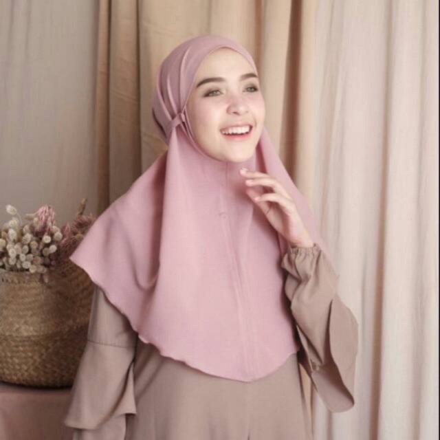 PROMO!! HIJAB BERGO MARYAM JAHIT TEPI RAPI/ SIMPEL PET TALI / JILBAB INSTAN DIAMOND DEWASA KHIMAR PUSATGROSIR_SOLO