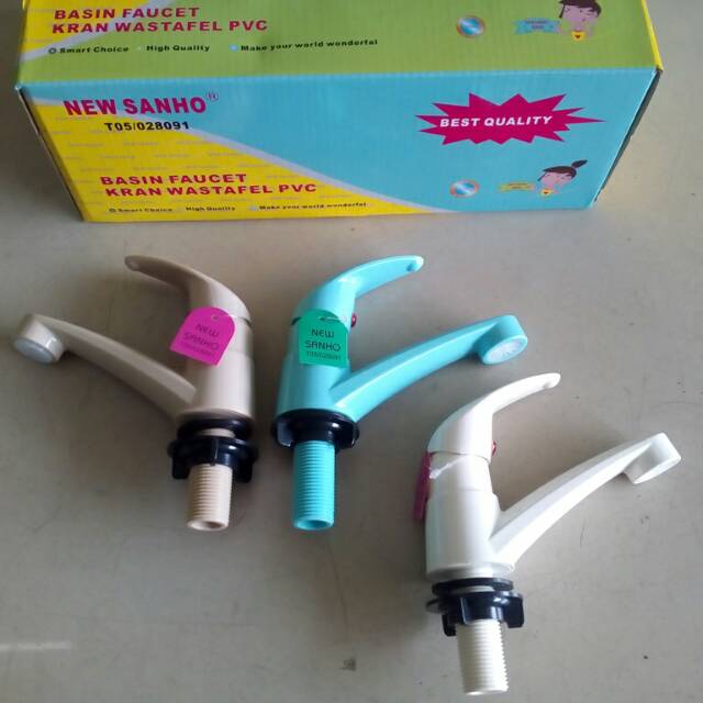 Kran Wastafel PVC Up Down ( Harga Grosir)