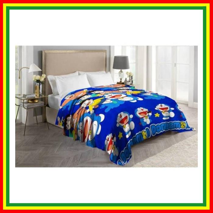 SELIMUT / SELIMUT KARAKTER /SELIMUT DORAEMON / DEWASA / BULU DORAEMON