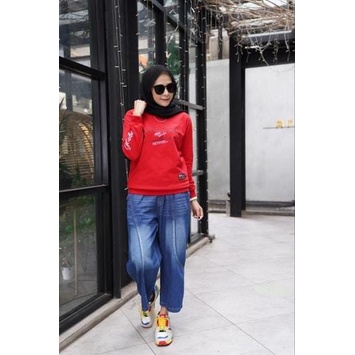 VERSA CULLOTE JEANS / VERSA KULOT JUMBO (KULOT JEANS JUMBO VARIASI BORDIR) N95