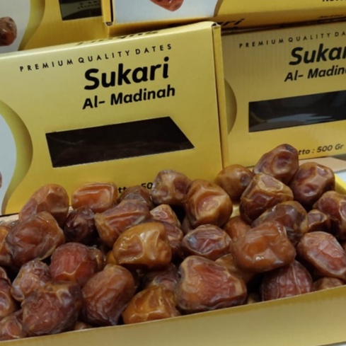 kurma sukari al madinah kemasan Dus 500gr