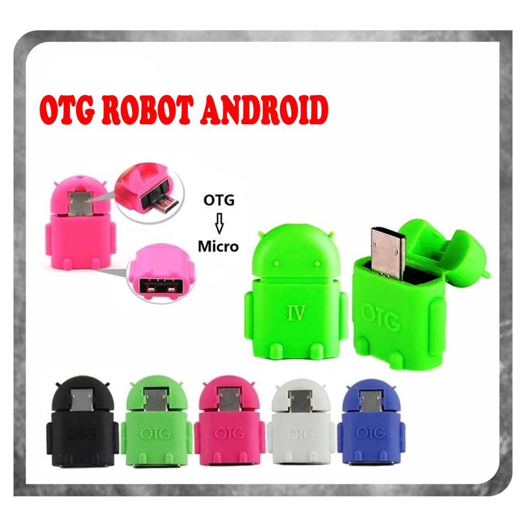 OTG ROBOT ANDROID V8 Adapter USB to Micro Converter