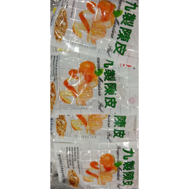 

KULIT JERUK MANDARIN KERING@25 GR(20BKS)