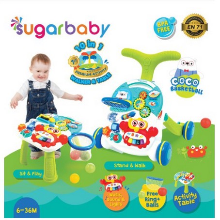 Sugar Baby Walker &amp; Table Push Walker Baby Walker Mini Car