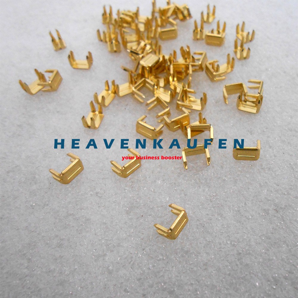 Stopper Resleting / Zipper Stopper No 5 Coil Warna Gold Emas