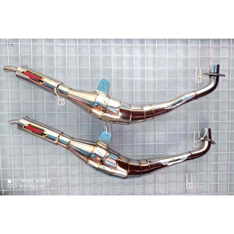 Knalpot kolong cobra fiz r Force1 full crome