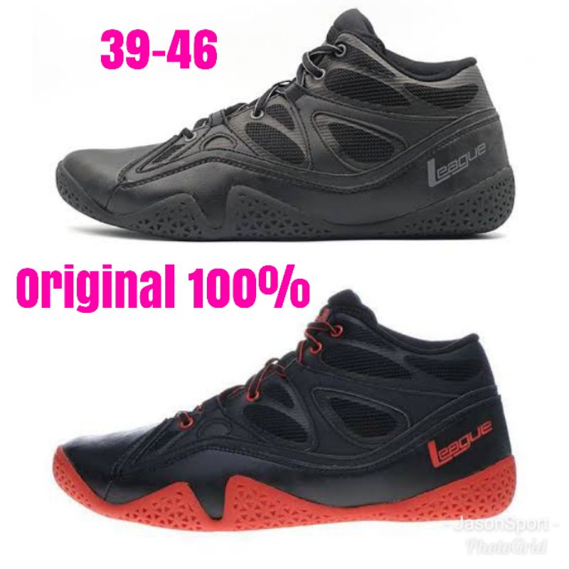 Sepatu League Basket Hitam Cowo Balistic Ballistic basketball shoes pria murah original