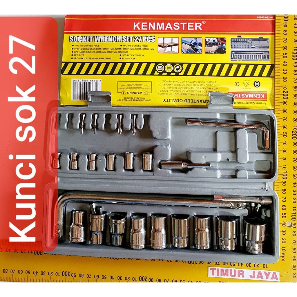 Kunci Shock / sok set 27 Pcs Merek Kenmaster Original