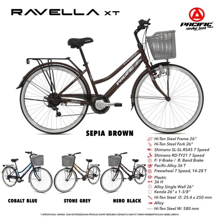 Sepeda | Sepeda Ctb / Mini Pacific 26" Ravella Xt - Steel. Warna Baru