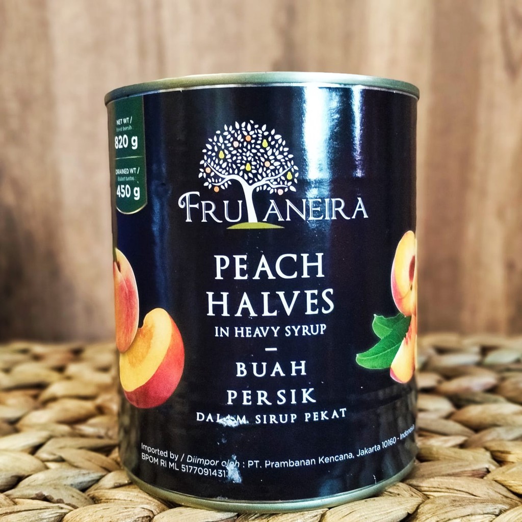 

Frutaneira Peach Halves In Heavy Syrup 820Gr Original