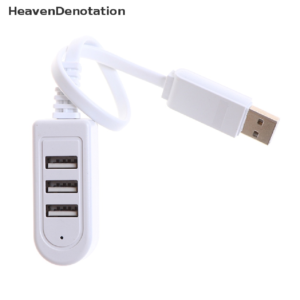 [HeavenDenotation] 3 Ports USB 3.0 Multi High Speed HUB Splitter Expansion Laptop For Desktop PC