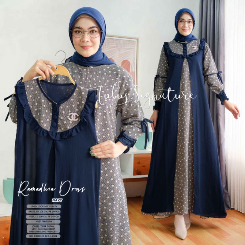 Dress Premium Ramadhia dress by tulus signature