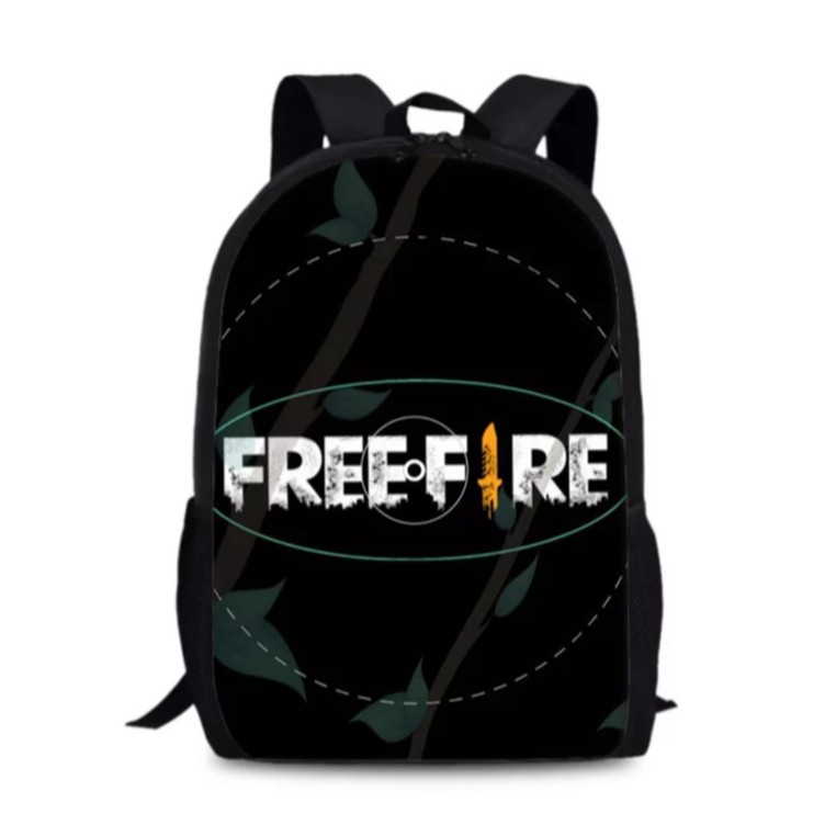 GGS TAS RANSEL ANAK UNTUK SEKOLAH DASAR TAS BUKU ANAK ANAK FREEFIRE KARAKTER PERMAIN 3D CETAK RANSEL