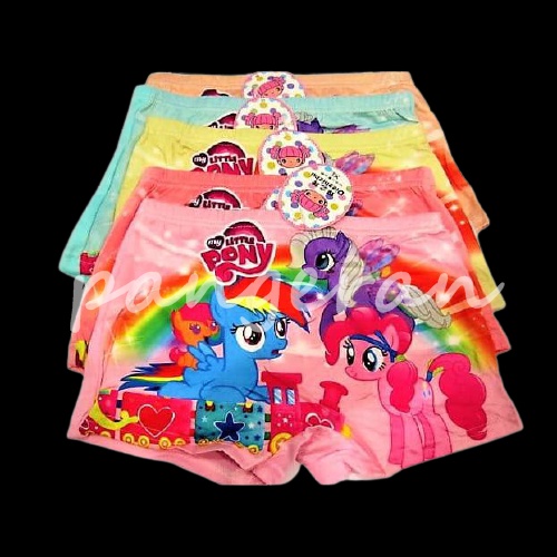 GROSIR 12 PCS BOXER CELANA DALAM CD ANAK PEREMPUAN LUSINAN HAPPY GIRL