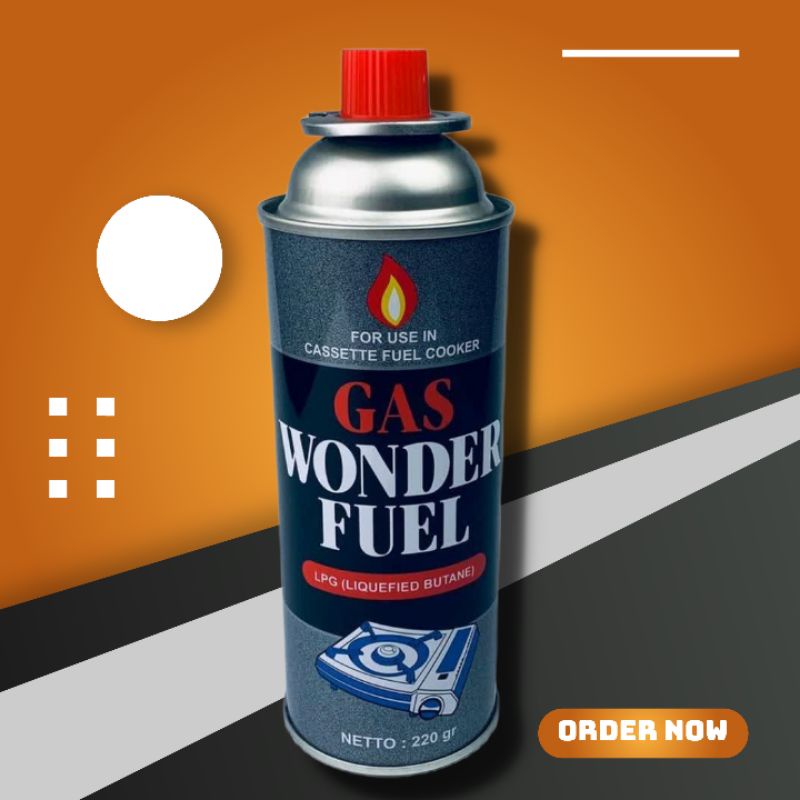 GAS PORTABEL / GAS WONDER FUEL 220gr