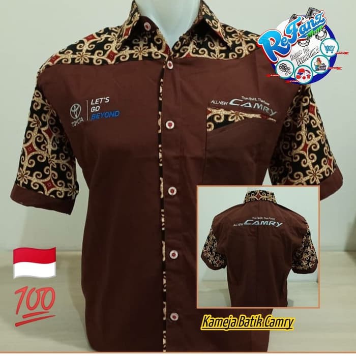 baju batik kemeja toyota camry