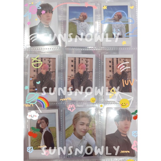 PC PHOTOCARD POLA POLAROID ENHYPEN HEESEUNG NIKI SUNGHOON SUNOO YET NO VER VERSION