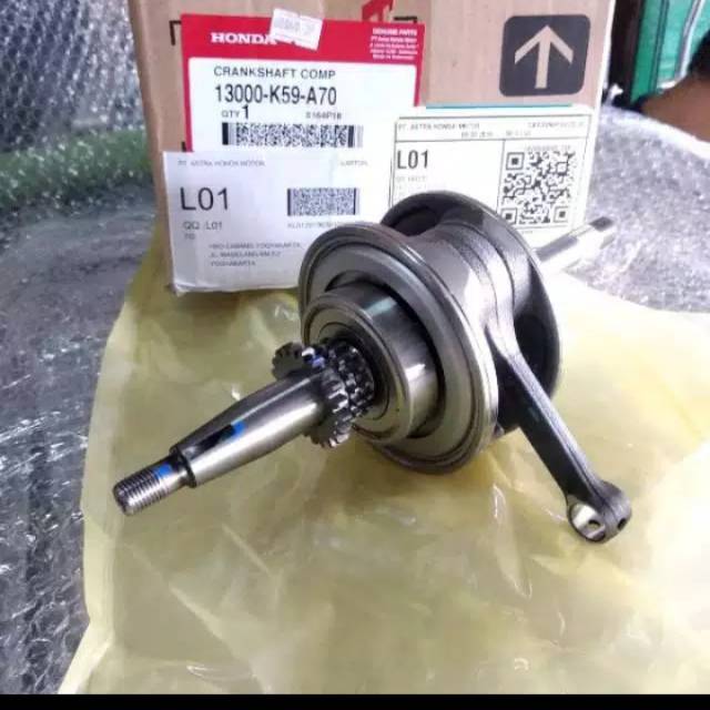 13000-K59-A70 HGP 100% KRUK AS KREK AS BANDUL CRANK SHAFT VARIO 150 2018 K59J KEYLESS 13000K59A70