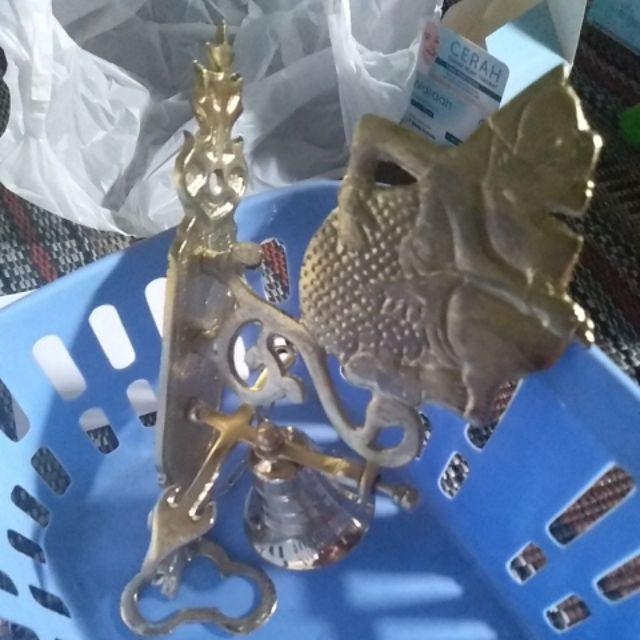 Bel Pintu Lonceng Motif Semar Kuning - Klinting Motif Semar