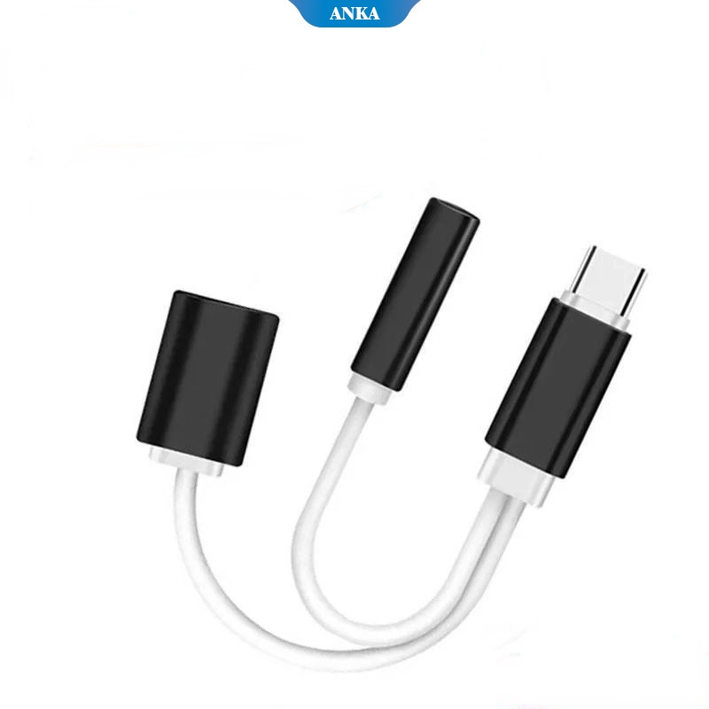 Headset adaptor kabel audio tipe C untuk mendengarkan musik mengisi daya VIVO X50 kabel adaptor dua-dalam-satu Xiaomi 9 Huawei p30/nova6pro7typec adaptor headset 3.5mm untuk Android