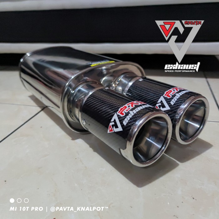 Knalpot Mobil Racing Original Sebring Pavta Bass Bulat Adem