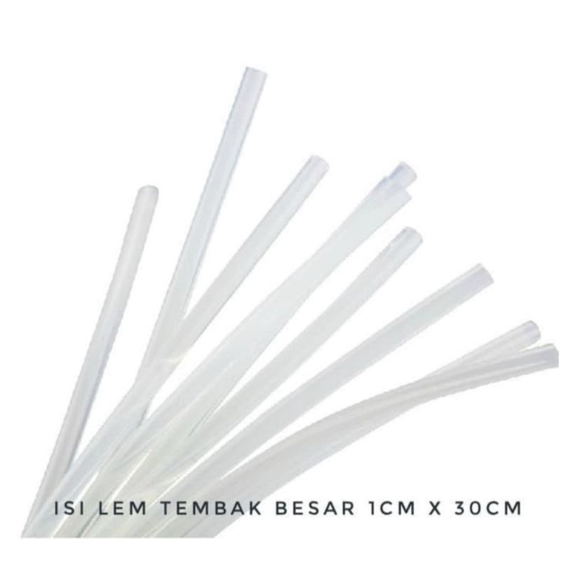 ISI Refill Lem Tembak Besar Big Glue Gun 30 Cm Besar Bakar Lem Lilin - 1CM X 30CM