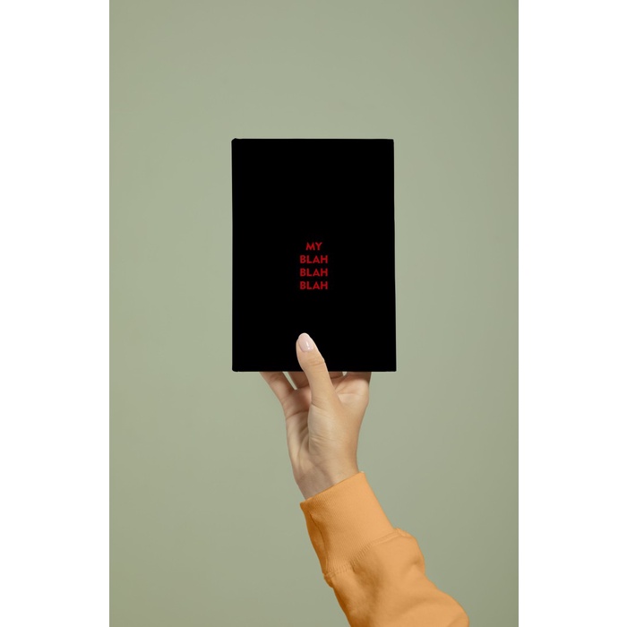 

[RESTOCK] Buku Notebook Planner Jurnal Agenda, Polos dan dotted My Bla blah - A5 Hard Agenda