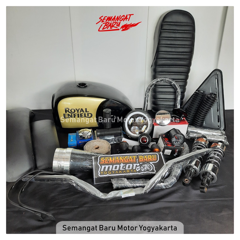PAKET JAPSTYLE THUNDER 125 TANGKI ROYAL ENFIELD MEGPRO PRIMUSS