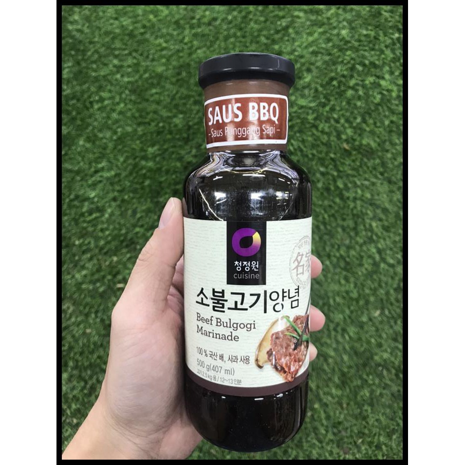 

SAUCE MARINADE BEEF BULGOGI 500 GR CHUNG JUNG ONE - SAUS MARINASI BBQ