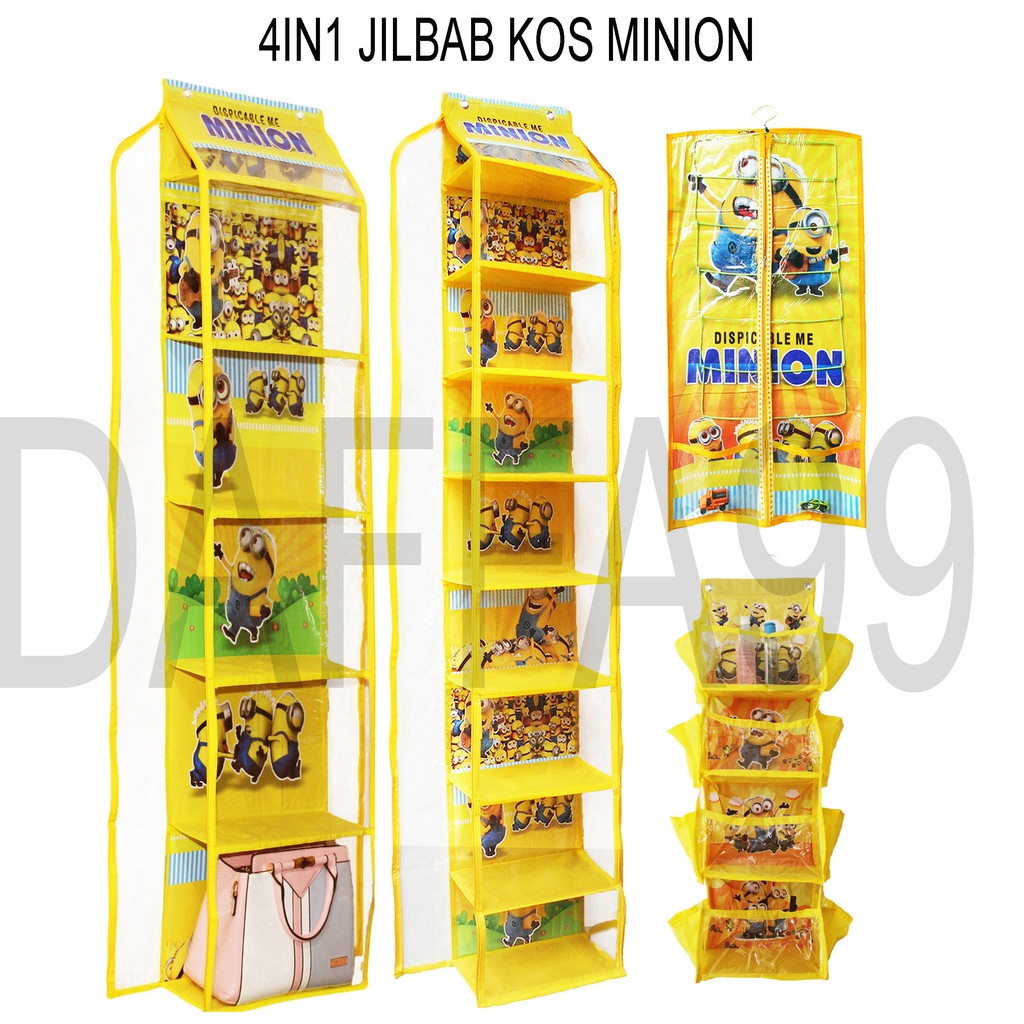 SET HBO 4 IN 1 (RAK TAS+RAK SEPATU+RAK JILBAB+RAK KECANTIKAN)