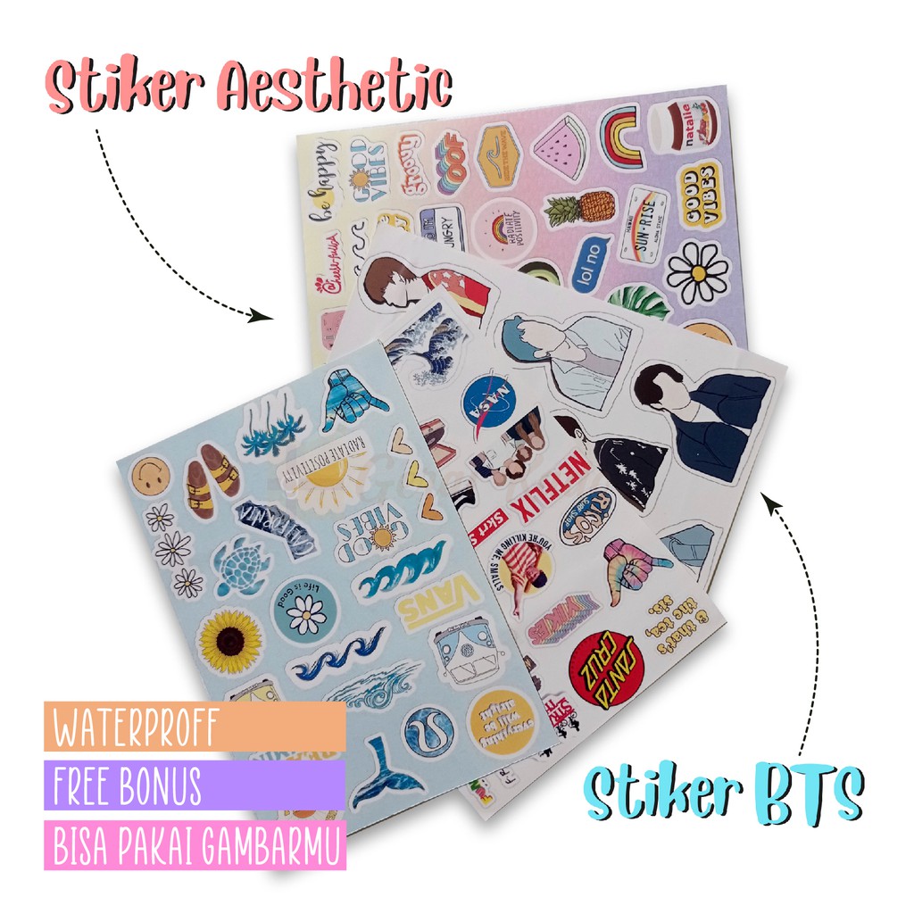 STIKER TUMBLR | STIKER AESTHETIC | STIKER HP | STIKER HP CUSTOM | STIKER BINDER | STIKER LAPTOP