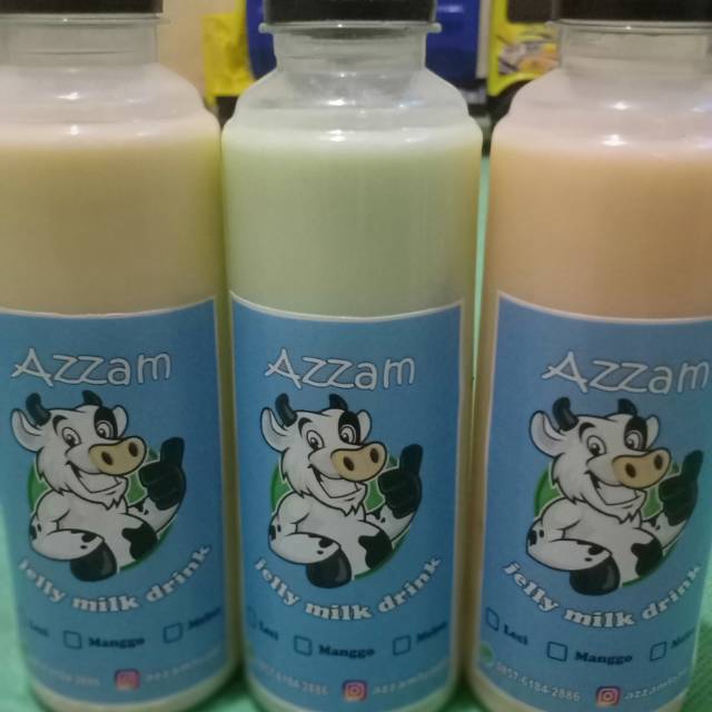 

AZZAM JELLY MILK DRINK// MINUMAN KEKINIAN