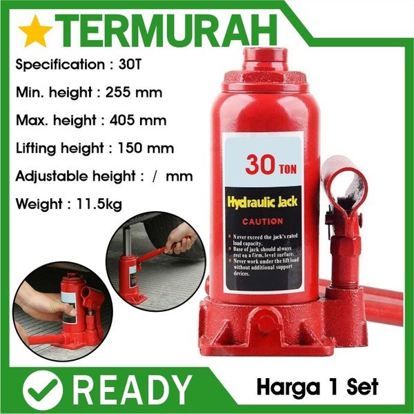 Dongkrak Botol bottle 30 ton 30ton Hidrolik Hydraulic Jack truck mobil