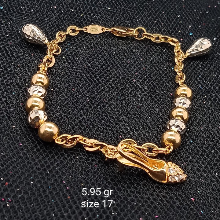 Gelang Emas 17K - 5.95 gr Kadar 750 - 1849