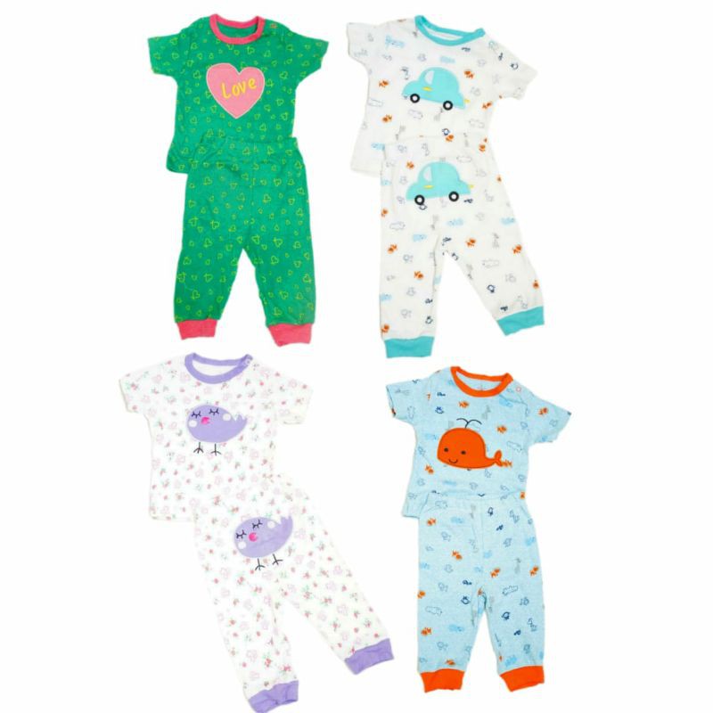 SALE Baju Baby / Bayi Set Panjang Pendek 3 Bulan